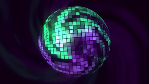 Videohive - Mirror disco ball at the party, seamless loop - 35578832 - 35578832