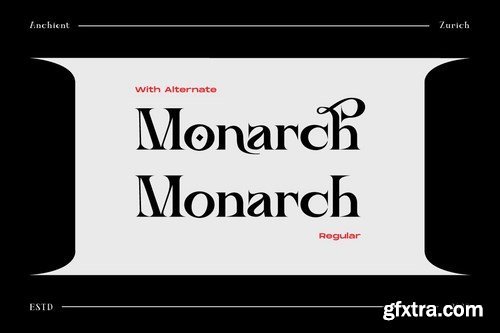 Ancient Zurich - Serif Elegant Font Logotype Brand