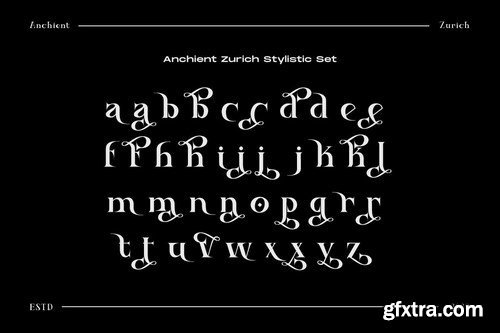 Ancient Zurich - Serif Elegant Font Logotype Brand