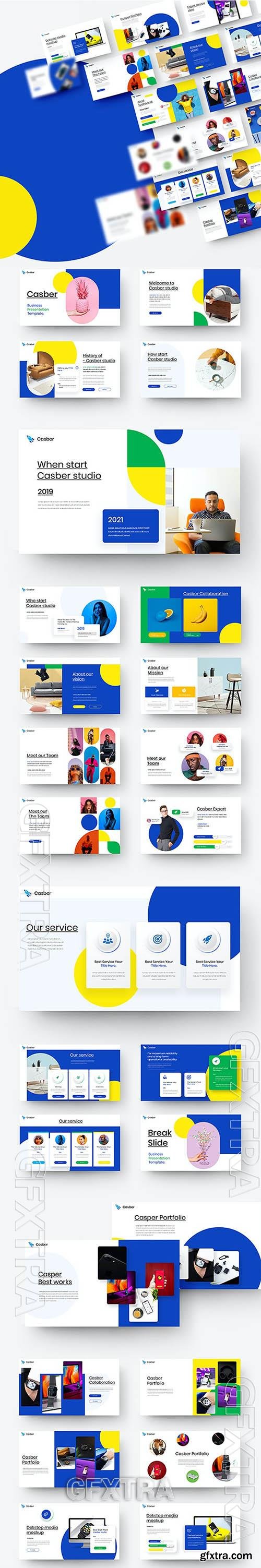 Casper - Business Powerpoint, Keynote and Google Slides Templates   