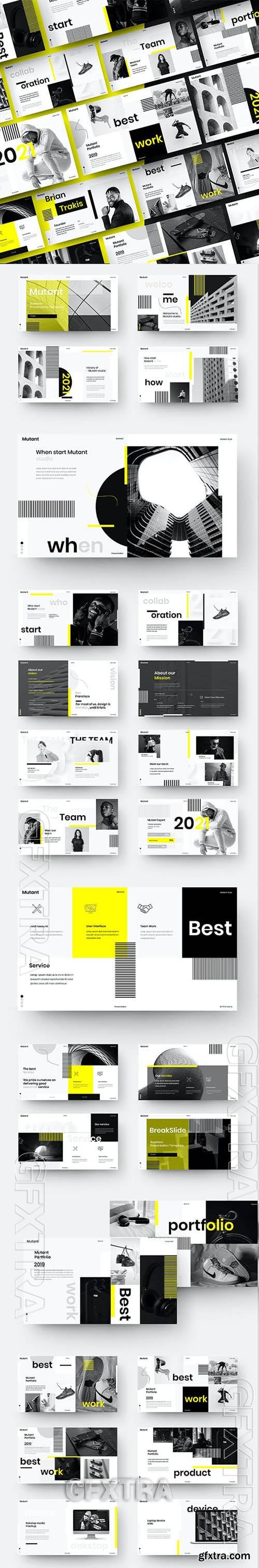 Mutant - Business Powerpoint, Keynote and Google Slides Templates   