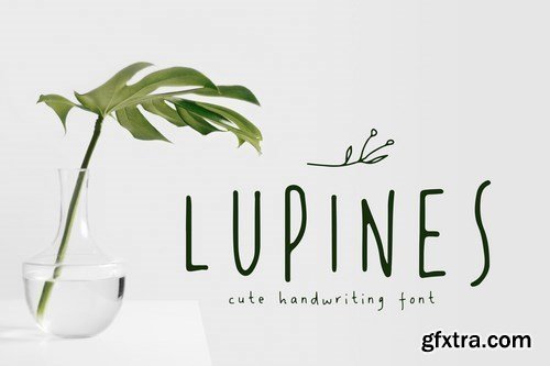 LUPINES - Cute Skinny Handwriting Font