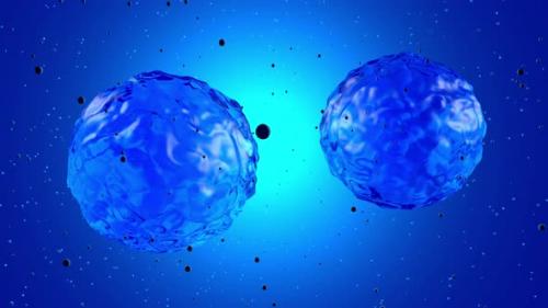 Videohive - 3D rendered animation, visualisation of a stem cell dividing - 35581776 - 35581776