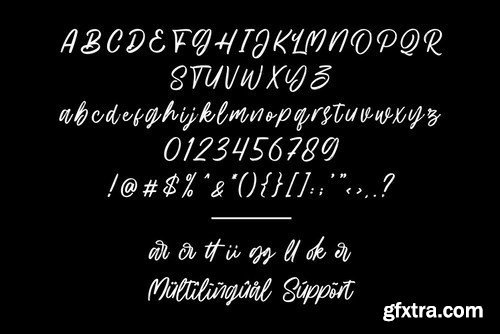 Hillbear - Handbrush Script Font 4271636