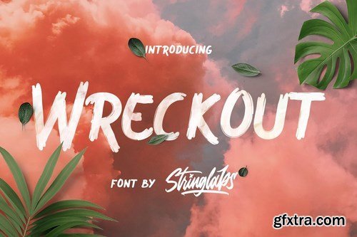 Wreckout - Decorative Brush Font 4431395