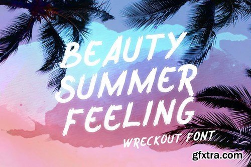 Wreckout - Decorative Brush Font 4431395