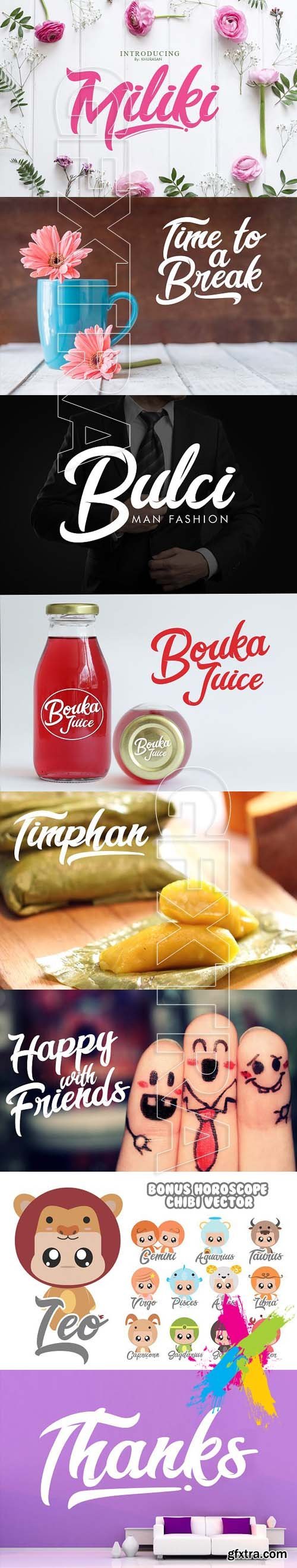 Miliki Script (Extra) Font Script 1385194