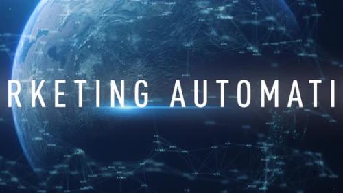 Videohive - Digital Cyber Earth Marketing Automation - 35561561 - 35561561