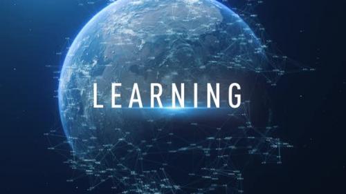 Videohive - Digital Cyber Earth Learning - 35561585 - 35561585