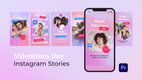 Videohive - Valentines Day Love Instagram Stories for Premiere Pro - 35687919 - 35687919