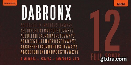 Da Bronx Sans Font Family - 12 Fonts