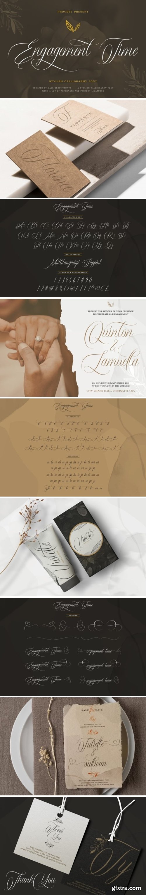 Engagement Time Font