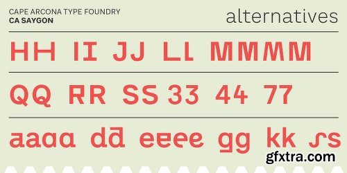 CA Saygon Font Family - 3 Fonts