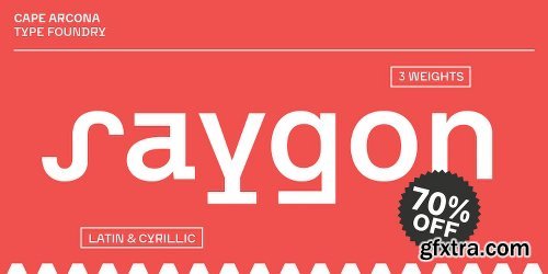 CA Saygon Font Family - 3 Fonts