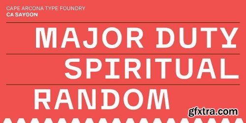 CA Saygon Font Family - 3 Fonts