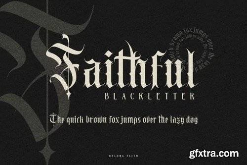 Belong Faith Blackletter Font