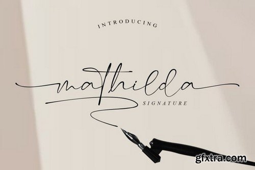 Mathilda Signature Script Font