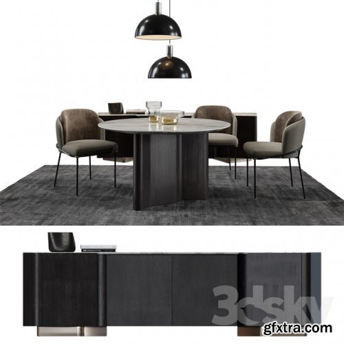 Minotti Set / Fil Noir