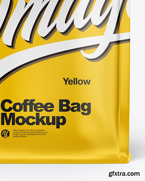 Matte Coffee Bag Mockup 47771