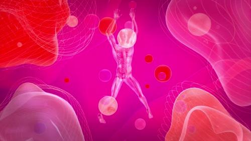 Videohive - 4K 3D abstract man doing jumping jacks - 35762228 - 35762228