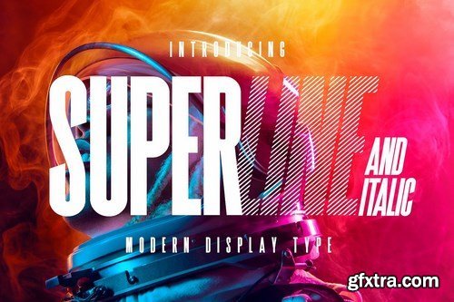 SuperLine Display Typeface 4585361