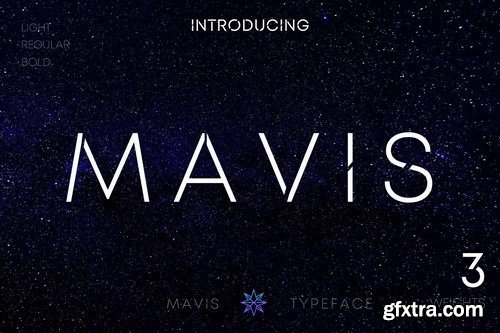 MAVIS SANS - FUTURISTIC TYPEFACE 5015530