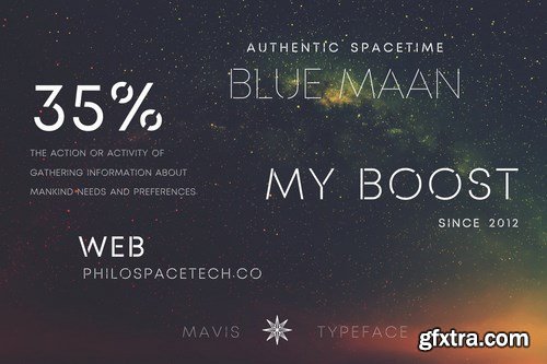 MAVIS SANS - FUTURISTIC TYPEFACE 5015530