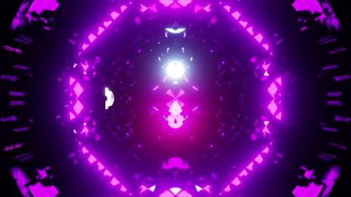 Videohive - Purple And Pink Crystall Blinking Lights Background Vj Loop HD - 35766685 - 35766685