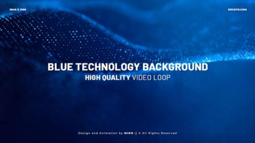 Videohive - Blue Technology 3 Background 4K - 35783304 - 35783304