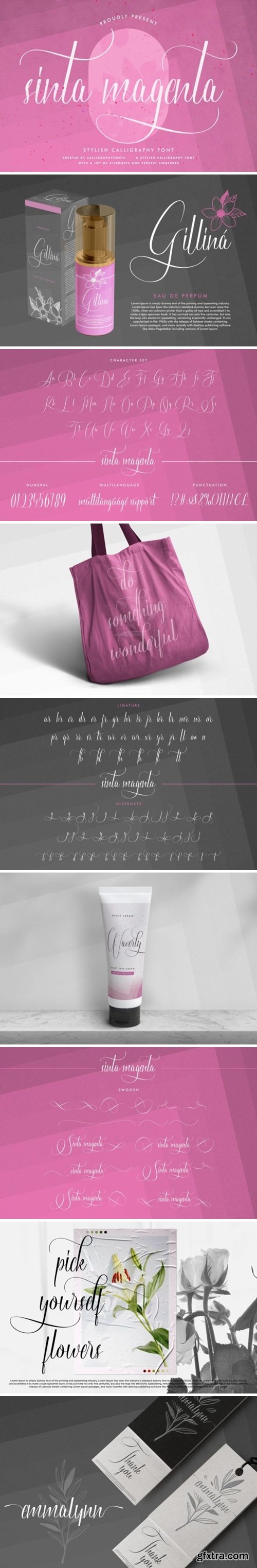 Sinta Magenta Font