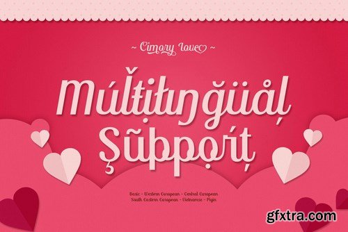 Cimory Love Typeface