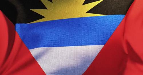 Videohive - Antigua and Barbuda - Flag - 4K - 35655295 - 35655295