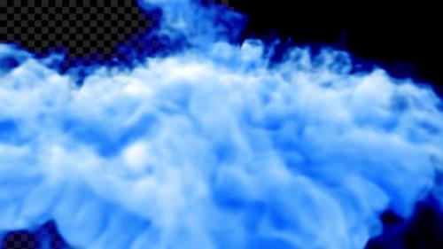 Videohive - Huge Blue Color Smoke - 35662361 - 35662361