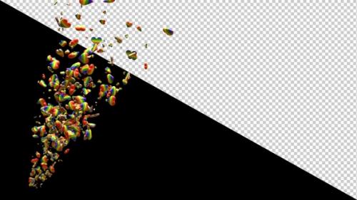 Videohive - LGBTQ hearts particle confetti explosion - 35715654 - 35715654