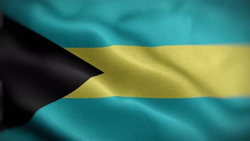 Videohive - Bahamas Flag Front - 35742213 - 35742213