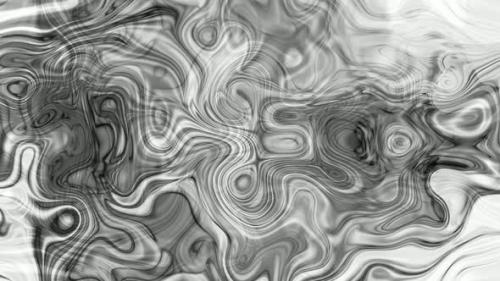 Videohive - Black White Color Abstract Silky Ink Liquid Animated Background - 35758045 - 35758045