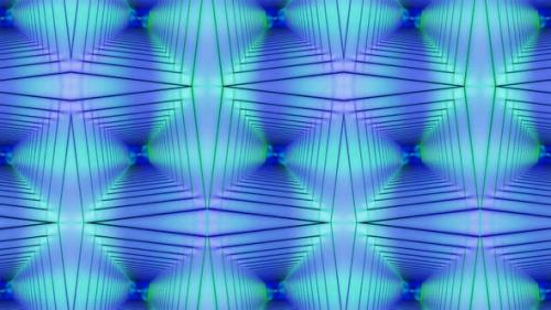 Videohive - Blue Cyan Color Zoom In Tunnel Pattern Background Animation - 35758291 - 35758291