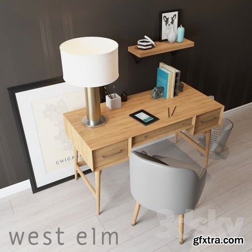 West Elm Mid-Century Desk