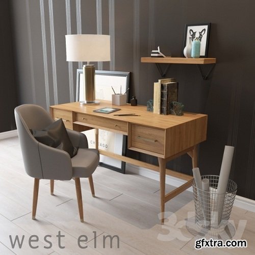 West Elm Mid-Century Desk