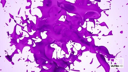 Videohive - Abstract Purple Paint Splash V5 - 35760091 - 35760091