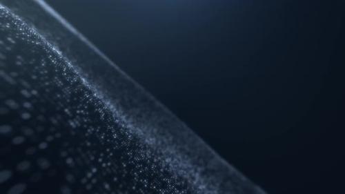 Videohive - Dark Flowing Glittering Particles Background - 35760117 - 35760117