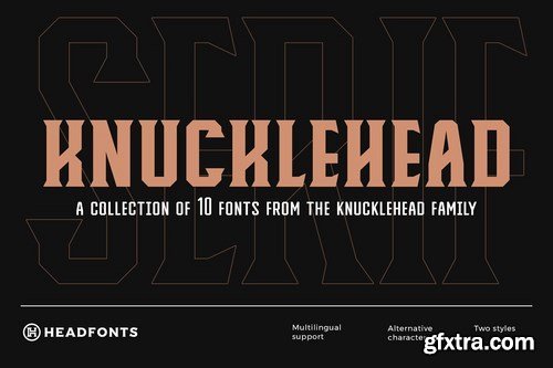 Knucklehead Serif Vintage Font 4728694