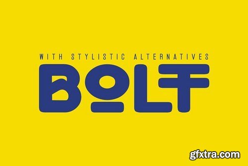 BOLT - Unique Display Typeface 4728862