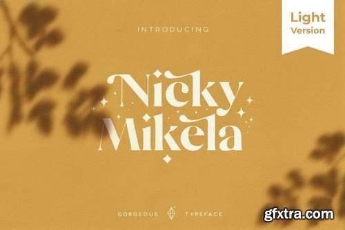 Mikela Light - Gorgeous Typefaces