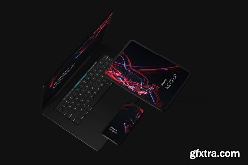 Black Devices Mockup Set 3662295