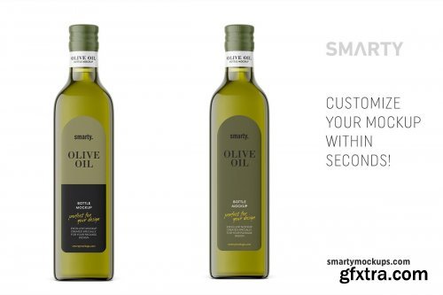 Olive oil bottle mockup 4539334