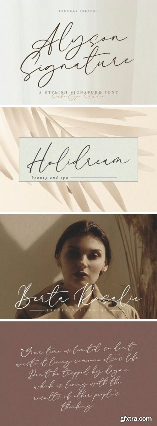 Alyson Signature Font