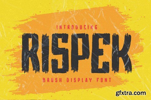 RISPEK - Brush Display Font