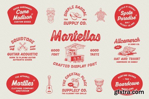 Martellas - Display Font