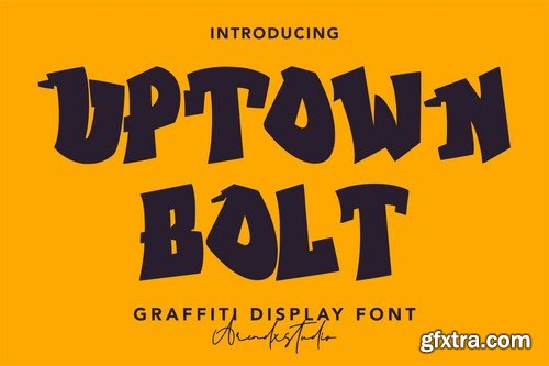 Uptown Bolt - Graffity Font